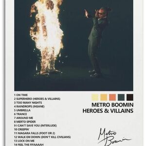 Metro Boomin Heroes & Villains Album Poster